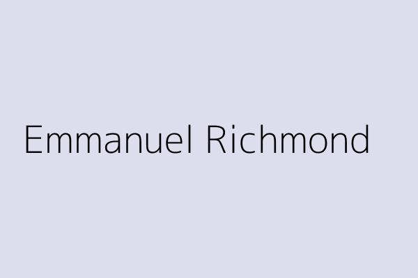 Emmanuel Richmond